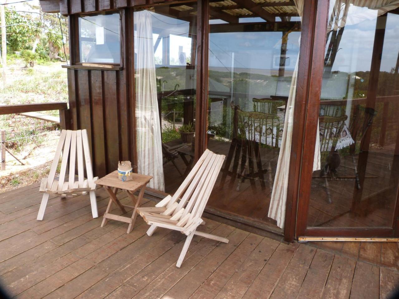 Cabaña en la playa. ventanales y terraza al mar Salinas Exterior foto